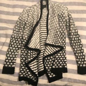 Romeo + Juliet drape front sweater cardigan